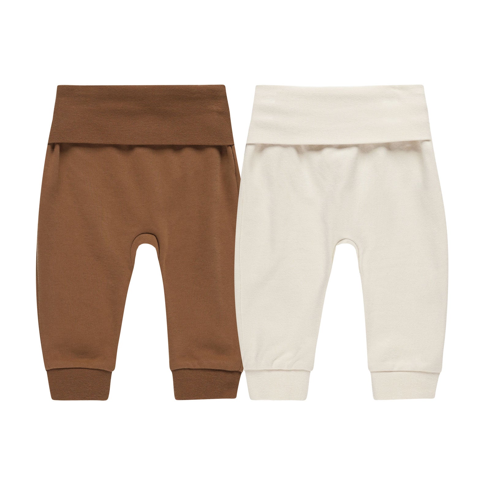 Baby Pant Set - Cinnamon & Natural Colors | Soft Cotton Comfort for Newborns & Infants | Perfect for Playtime, Daycare & Family Outings