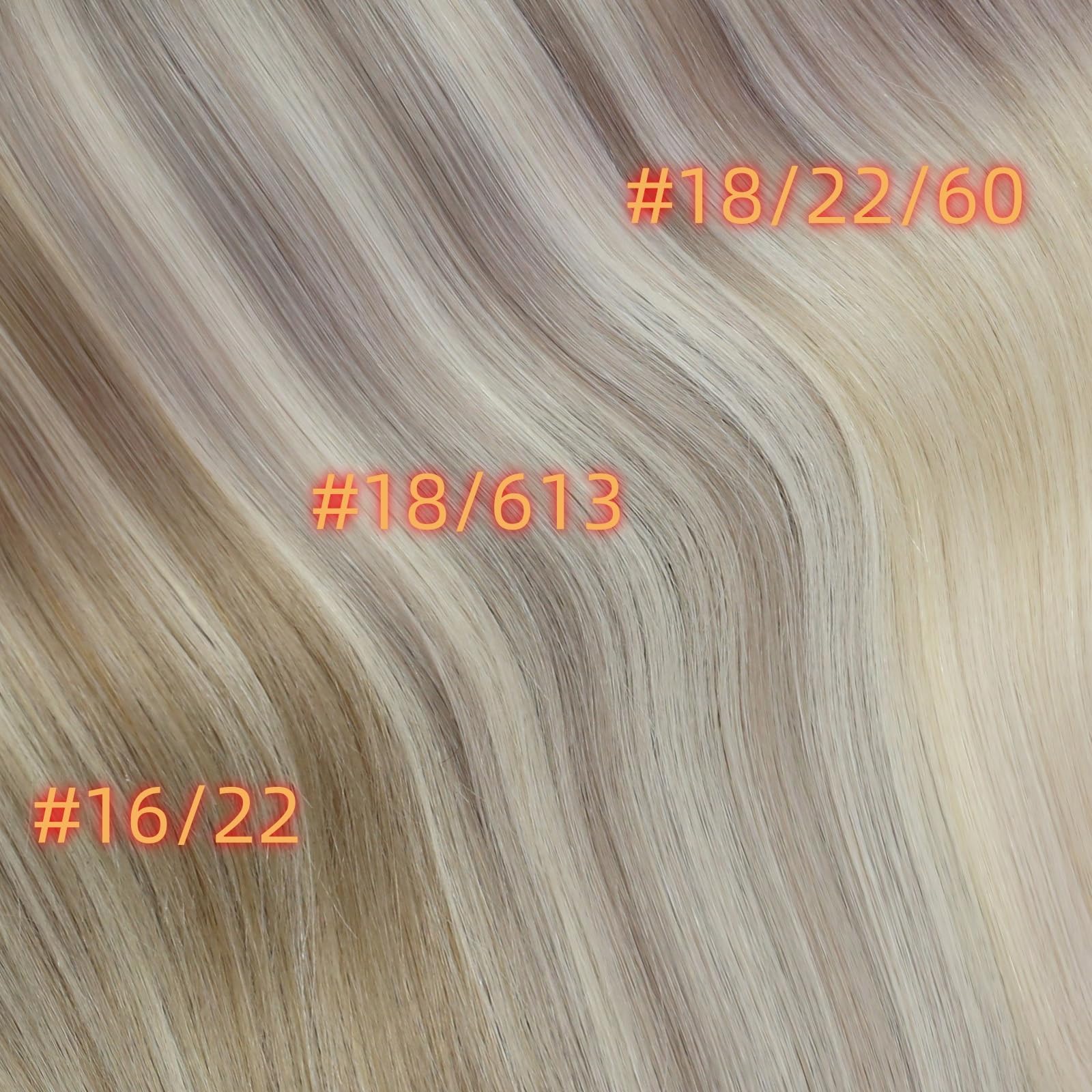 Ash Blonde Clip in Hair Extensions 16 Inch 8pcs 120g - 100% Real Human Hair with Thick Ends & Seamless Blonde Highlights | Perfect for Daily Styling, Parties & Special Occasions