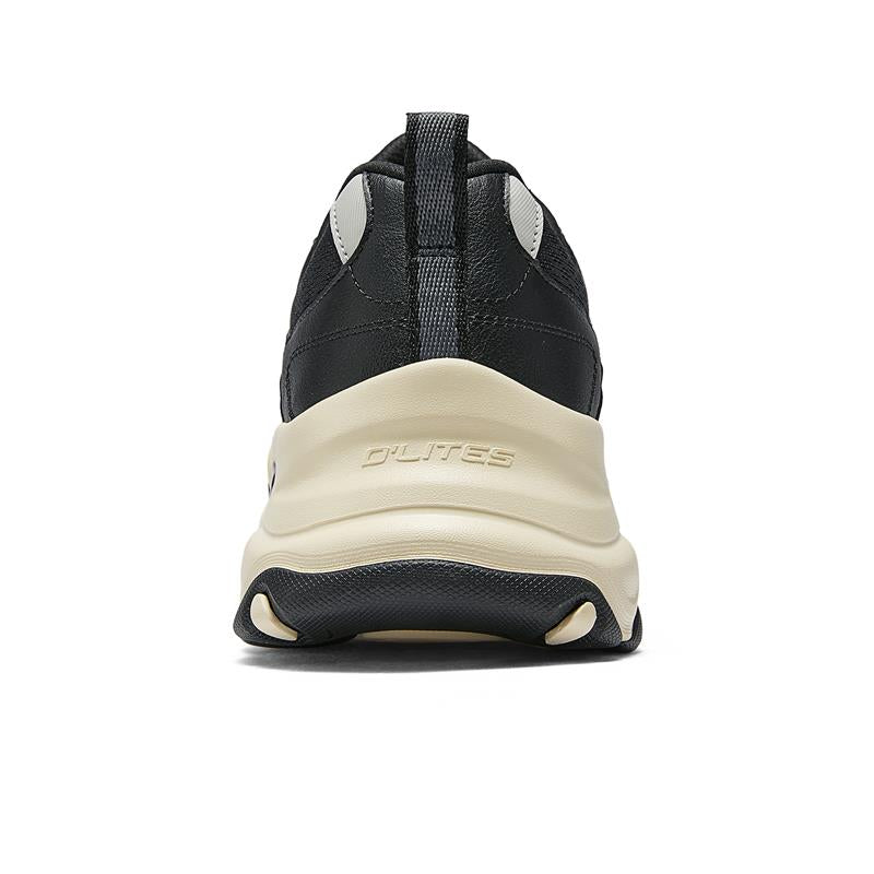 D'LITES 5.0 Sneakers - Lightweight Comfortable Walking Shoes for Women & Men | Black & White Athletic Casual Shoes for Running, Gym, Workout & Everyday Wear