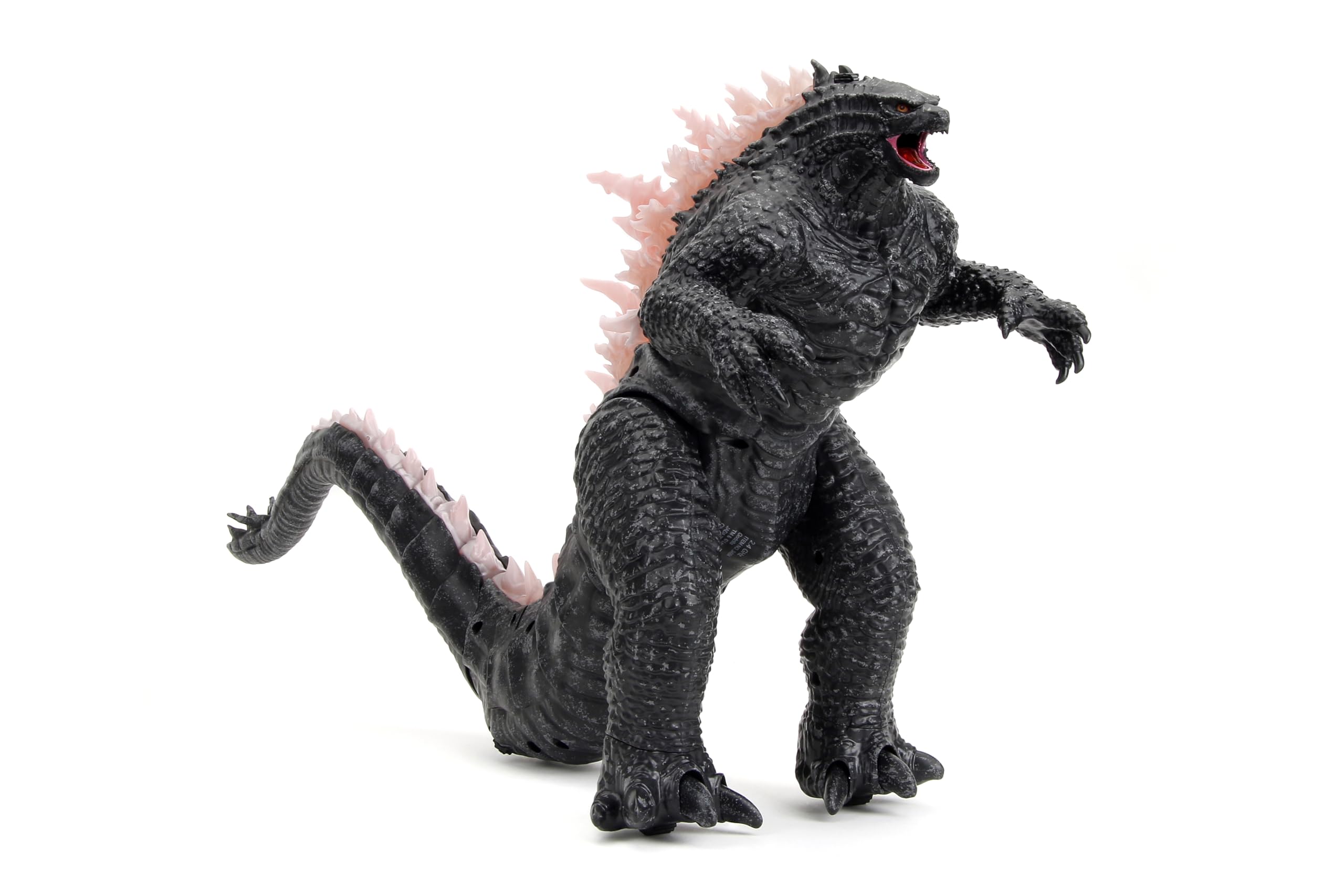 Jada Toys Godzilla Heat-Ray Breath Remote Control Figure - 63cm RC Godzilla x Kong The New Empire Toy with Sound & Light Effects for Kids Ages 6+ - Perfect for Playtime, Collecting, and Movie-Themed Birthday Gifts