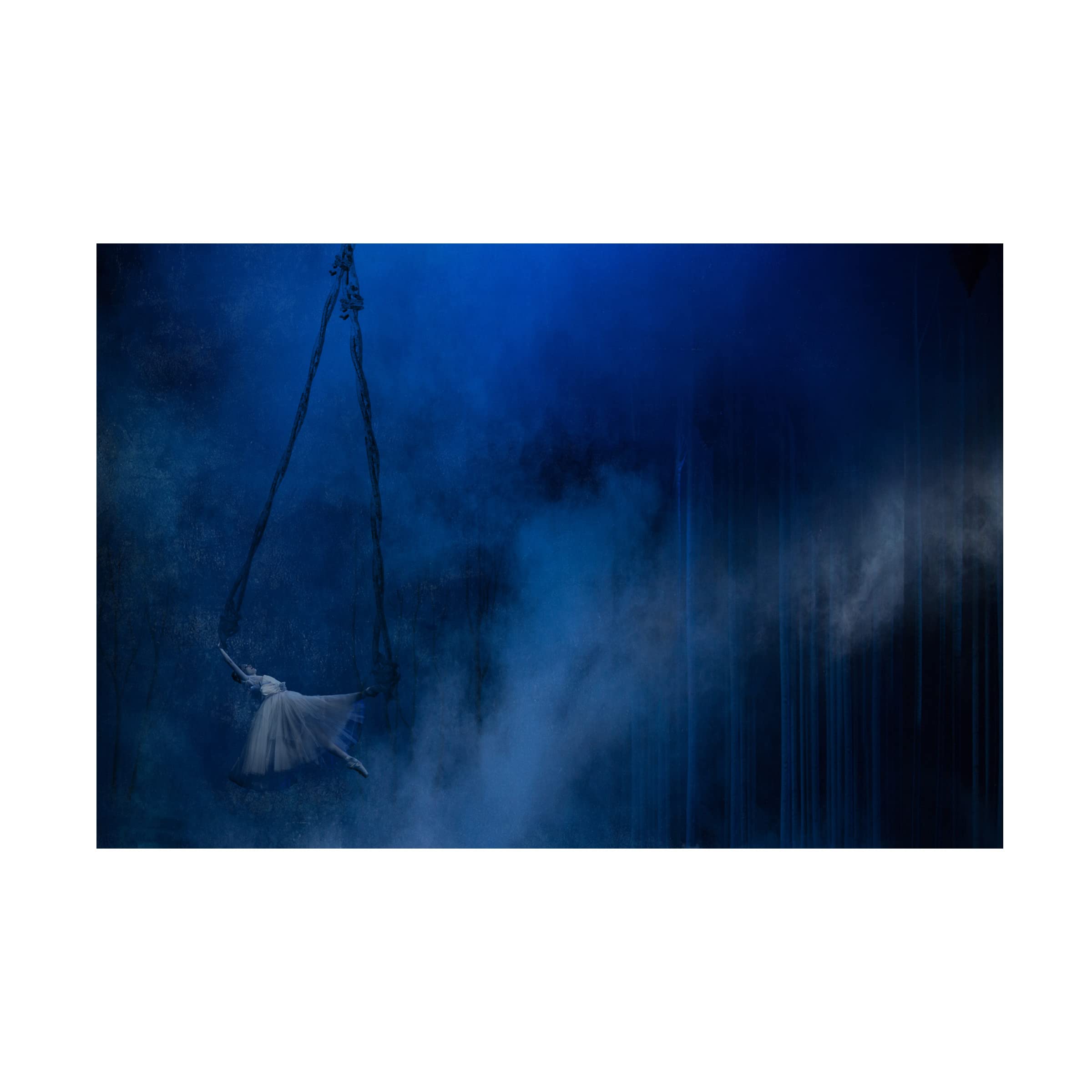 Trademark Fine Art 'Pendulum' Canvas Wall Art by Peet Van Den - Modern Abstract Painting for Living Room, Bedroom & Office Decor