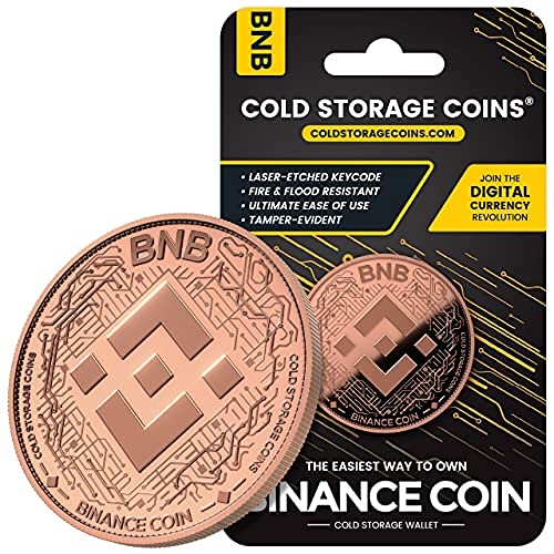 Binance Cold Storage Wallet - Secure Crypto Hardware Wallet for Offline Storage | Unhackable & Fireproof | 1oz 999 Pure Copper BNB Coin | Ideal for Long-Term Crypto Investors & Cold Storage Solutions