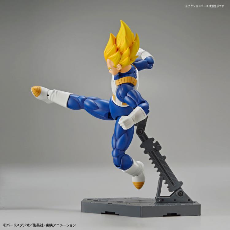 Figure Rise Standard Dragon Ball Super Saiyan Vegeta Action Figure Model Kit - Build & Display Anime Collectible for Fans & Hobbyists