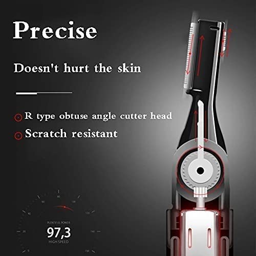 Women's Electric Hair Trimmer Clipper - Portable Eyebrow & Body Hair Shaver for Smooth Shaving & Grooming at Home or Travel | Perfect for Ladies' Personal Care & Styling