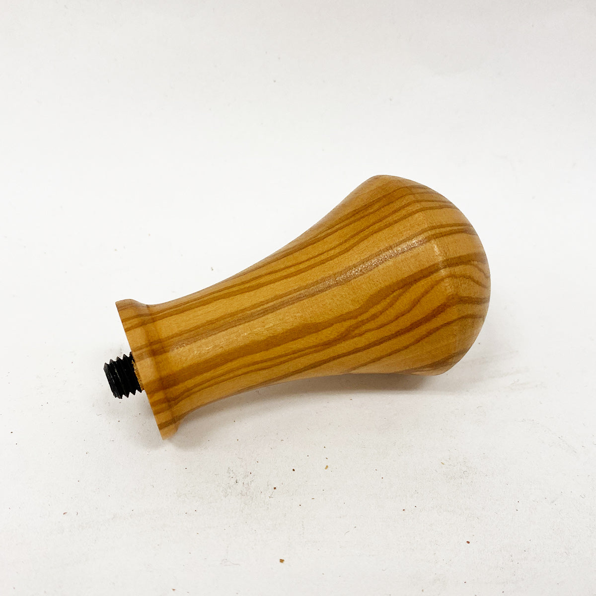 Premium Olive Wood Tamper Handle for Espresso & Coffee - Barista-Grade Concept Art Design for Home & Professional Use