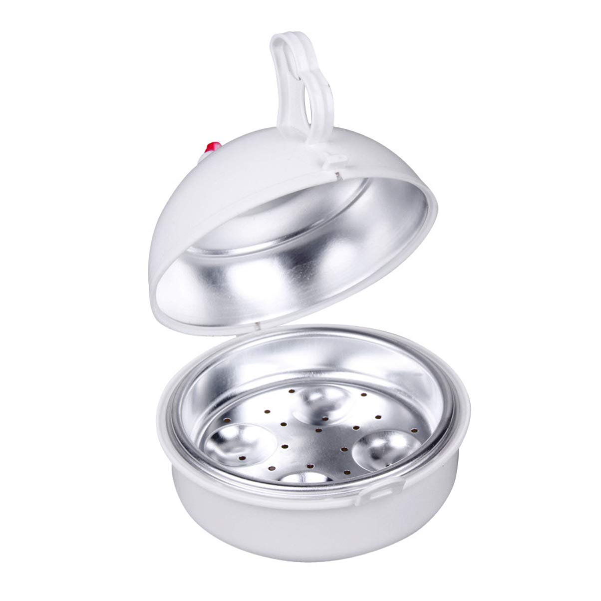 DOITOOL Electric Egg Steamer - Automatic Egg Boiler & Poacher for Hard, Soft & Poached Eggs - Multi-Functional Cooker for Omelets, Vegetables & Dumplings - Perfect for Breakfast, Meal Prep & Healthy Cooking