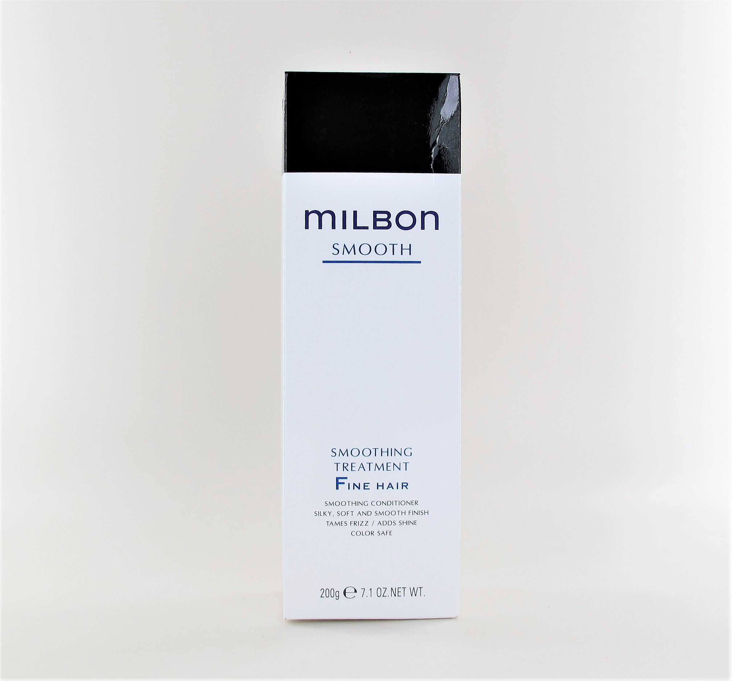Milbon Smooth Smoothing Treatment for Fine Hair - 7.1 oz Hair Repair & Frizz Control - Perfect for Damaged, Thin Hair at Home & Salon Use