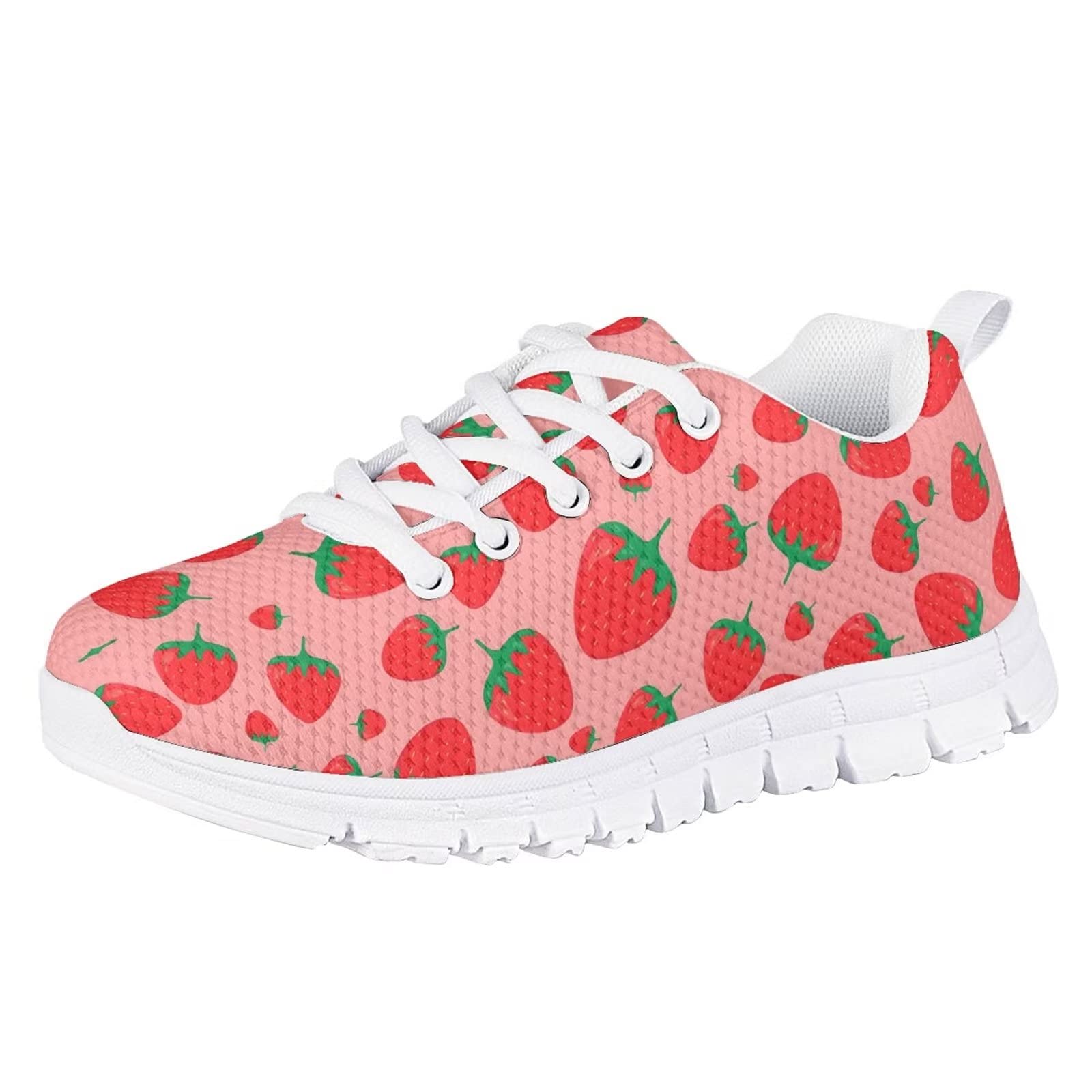WELLFLYHOM Girls Running Shoes - Lightweight Athletic Tennis Sneakers for Kids | Non-Slip Gym Shoes with Breathable Mesh | Perfect for Outdoor Walking, School Sports & Playground Activities