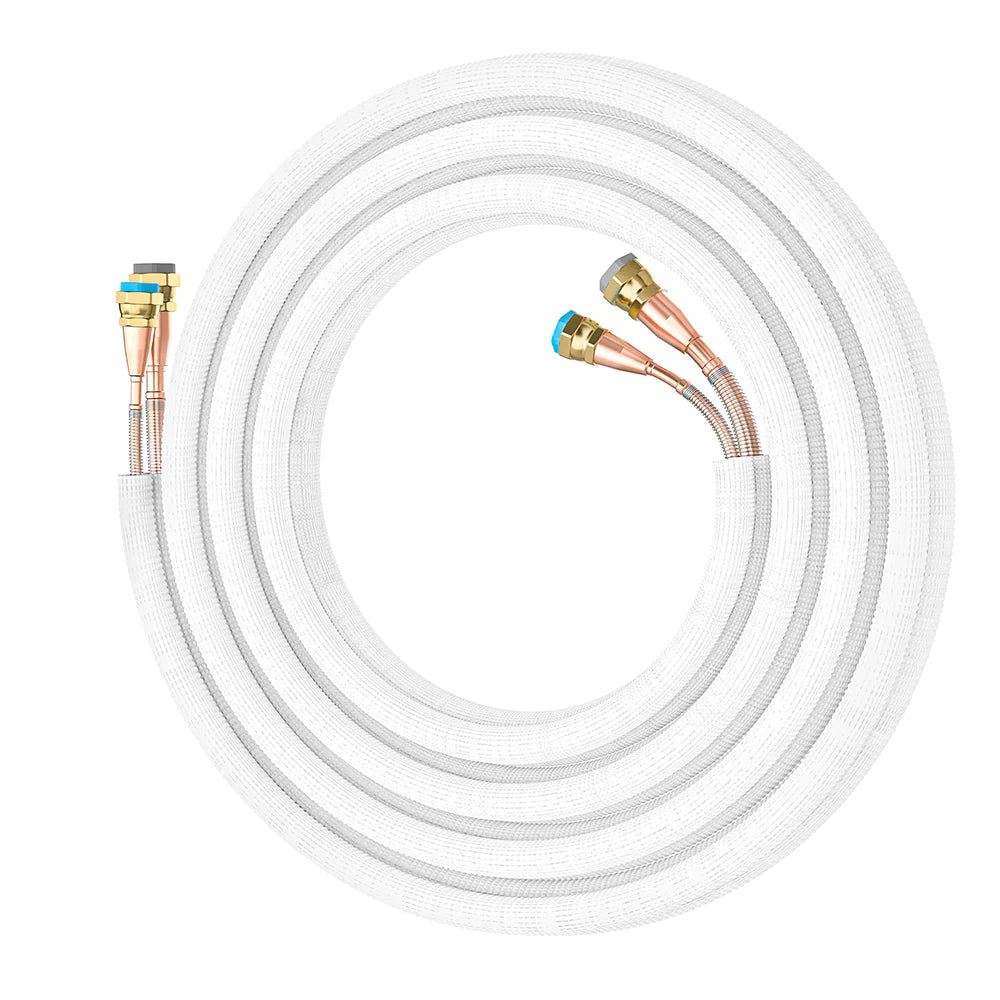 MRCOOL R-410A Refrigerant Lineset Kit for DIY Mini Split AC Systems - Pre-Charged, Easy Installation for Home & Office Cooling