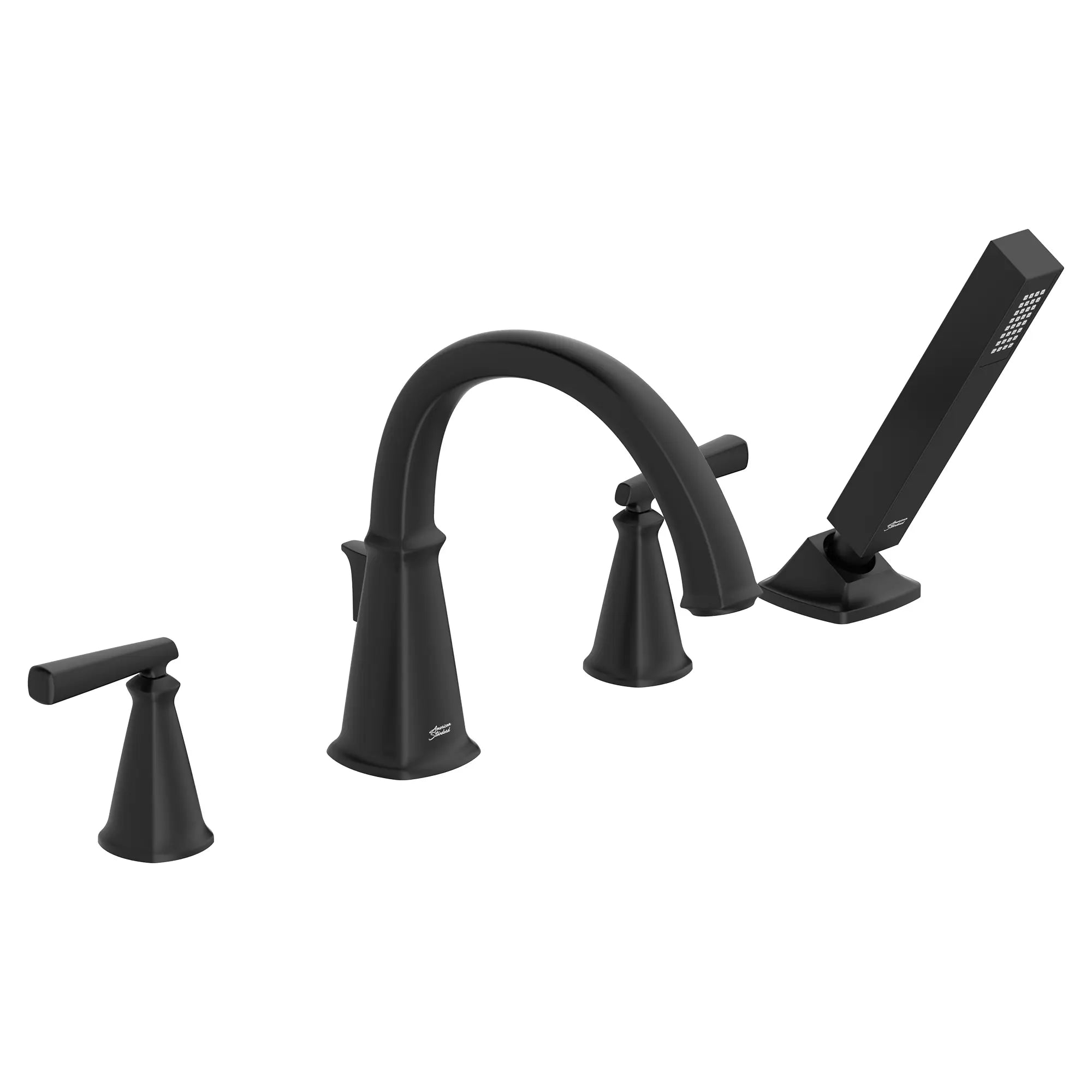 Edgemere® Bathtub Faucet with Lever Handles & Personal Shower - Compatible with Flash® Rough In Valve - Perfect for Bathroom Renovation and Spa-Like Shower Experience