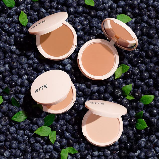 Bite Beauty Changermaker Flexible Coverage Pressed Powder - Tan1 | Vegan Matte Finish, Oil Control & Long-Lasting | Perfect for Daily Wear & Touch-Ups