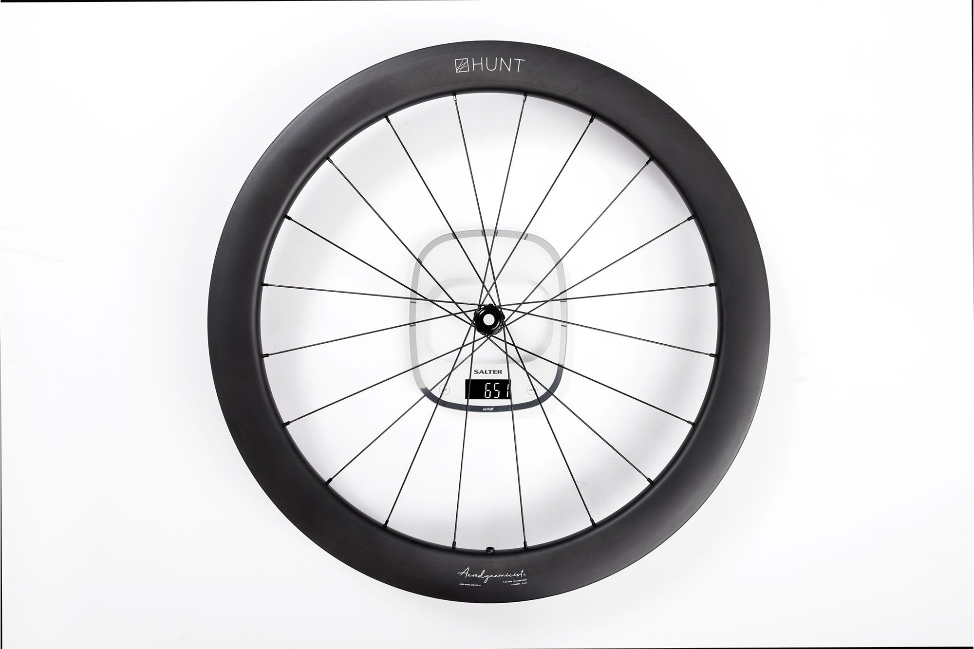 HUNT 54_58 Aerodynamicist Carbon Disc Wheelset - Lightweight Carbon Fiber Road Bike Wheels for Speed & Performance | Perfect for Racing, Triathlons & High-Speed Cycling