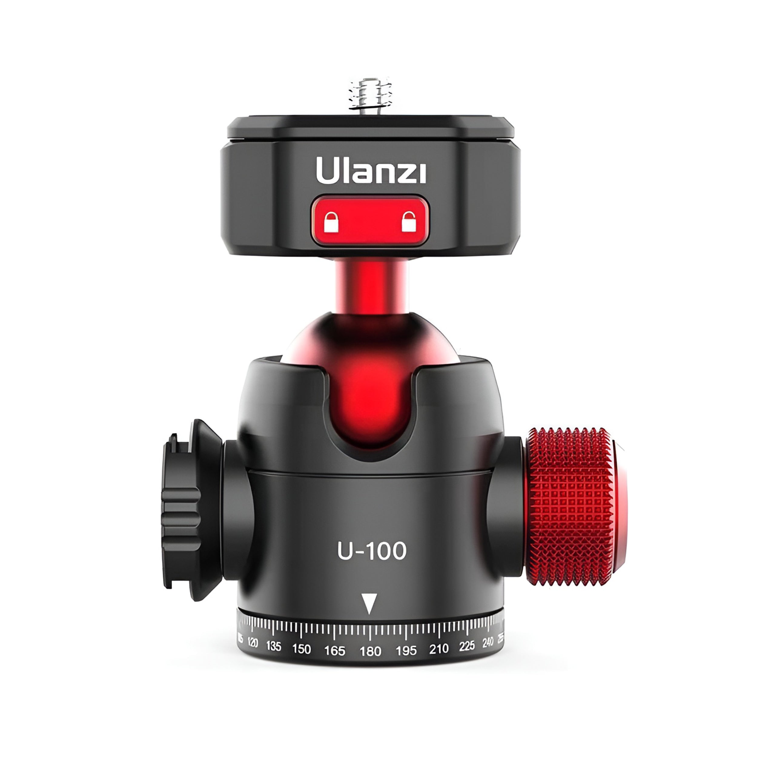 ULANZI U 100 Claw Quick Release Ball Head 2305 - Lightweight Camera Tripod Mount with 360° Rotation for DSLR, Mirrorless, and Action Cameras - Perfect for Vlogging, Photography, and Outdoor Adventures