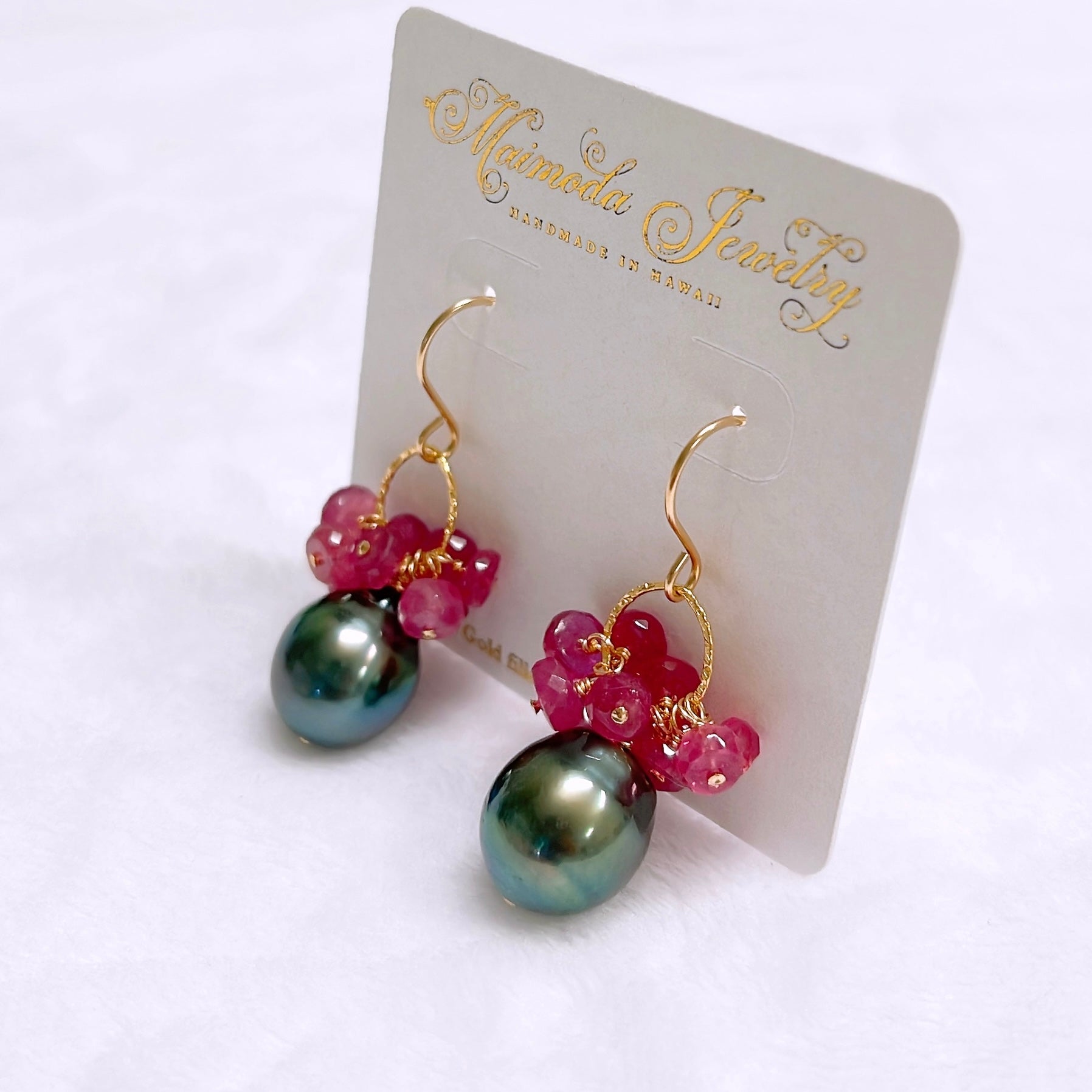 KIRA Pink Sapphire Earrings (E636) - Elegant Jewelry for Women, Perfect for Weddings, Parties & Special Occasions