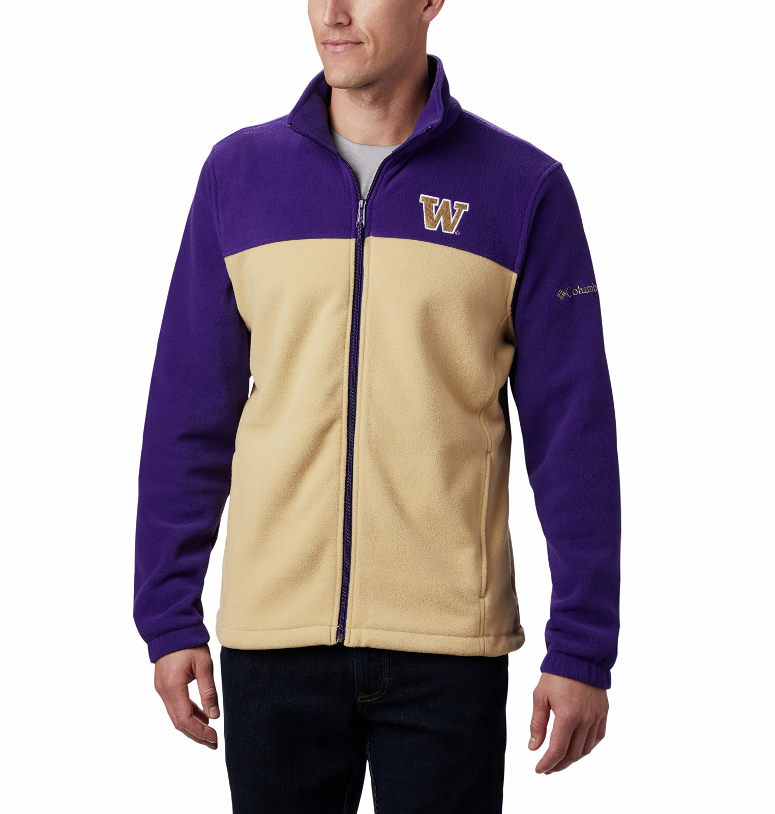Columbia Men's CLG Flanker™ III Fleece Jacket - Lightweight Warm Pullover for Hiking, Camping & Outdoor Activities