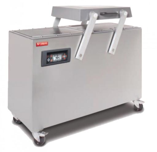 Omcan Turbovac Heavy Duty Double Chamber Vacuum Sealer Machine with 23 Seal Bars & Aluminum Cover - Perfect for Commercial Kitchens, Food Processing & Meal Prep Businesses