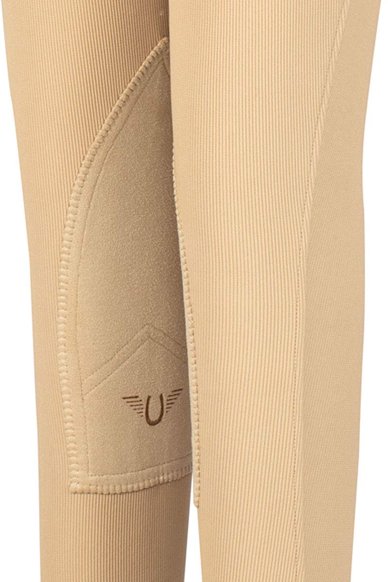 TuffRider Kids' Ribbed Jodhpurs - Light Tan Size 6 | Equestrian Riding Pants for Horseback Lessons & Competitions