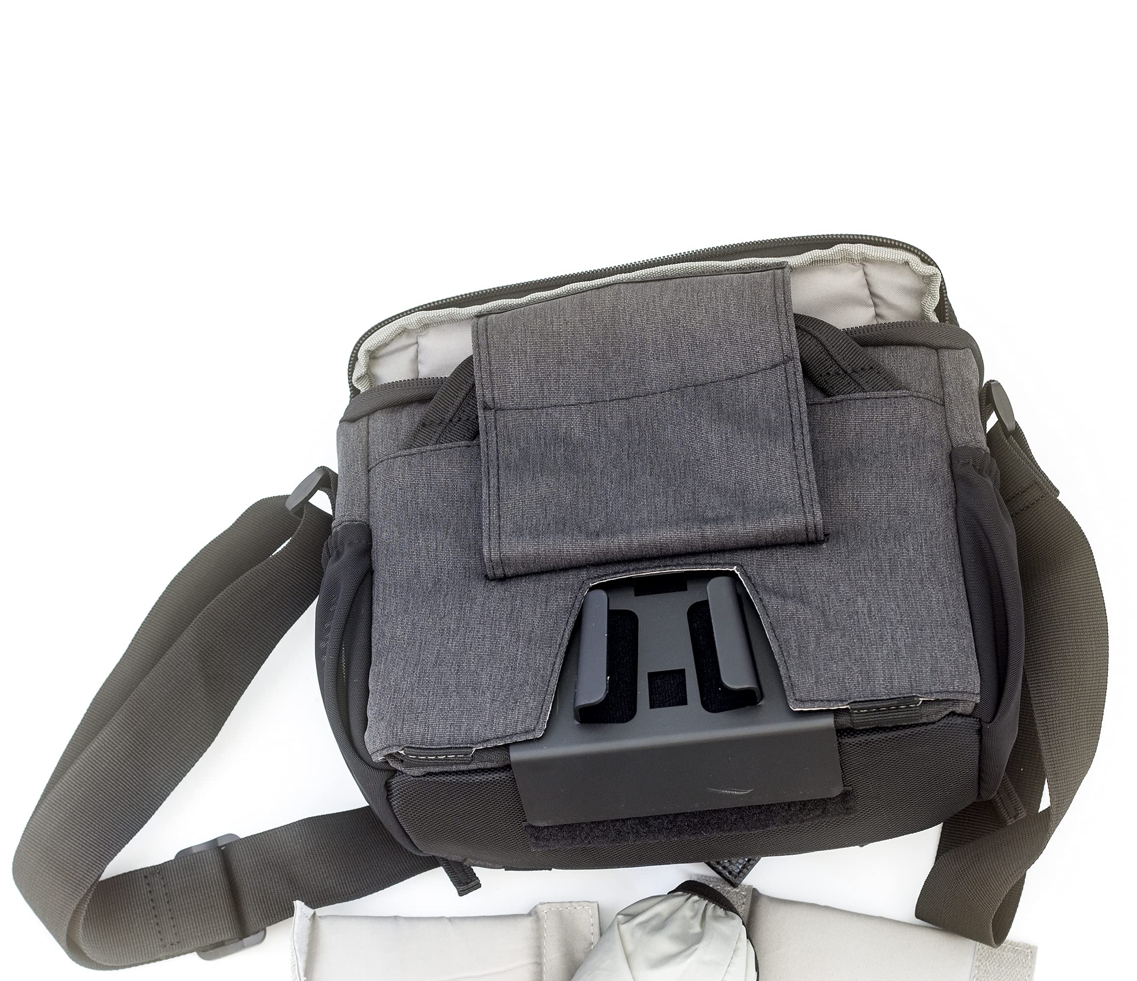Brompton Mini Bag with Front Luggage Block - Small Black Camera/Battery Pouch (Ortlieb O Bag Alternative) | Perfect for Bicycle Commuting & Urban Travel Accessories
