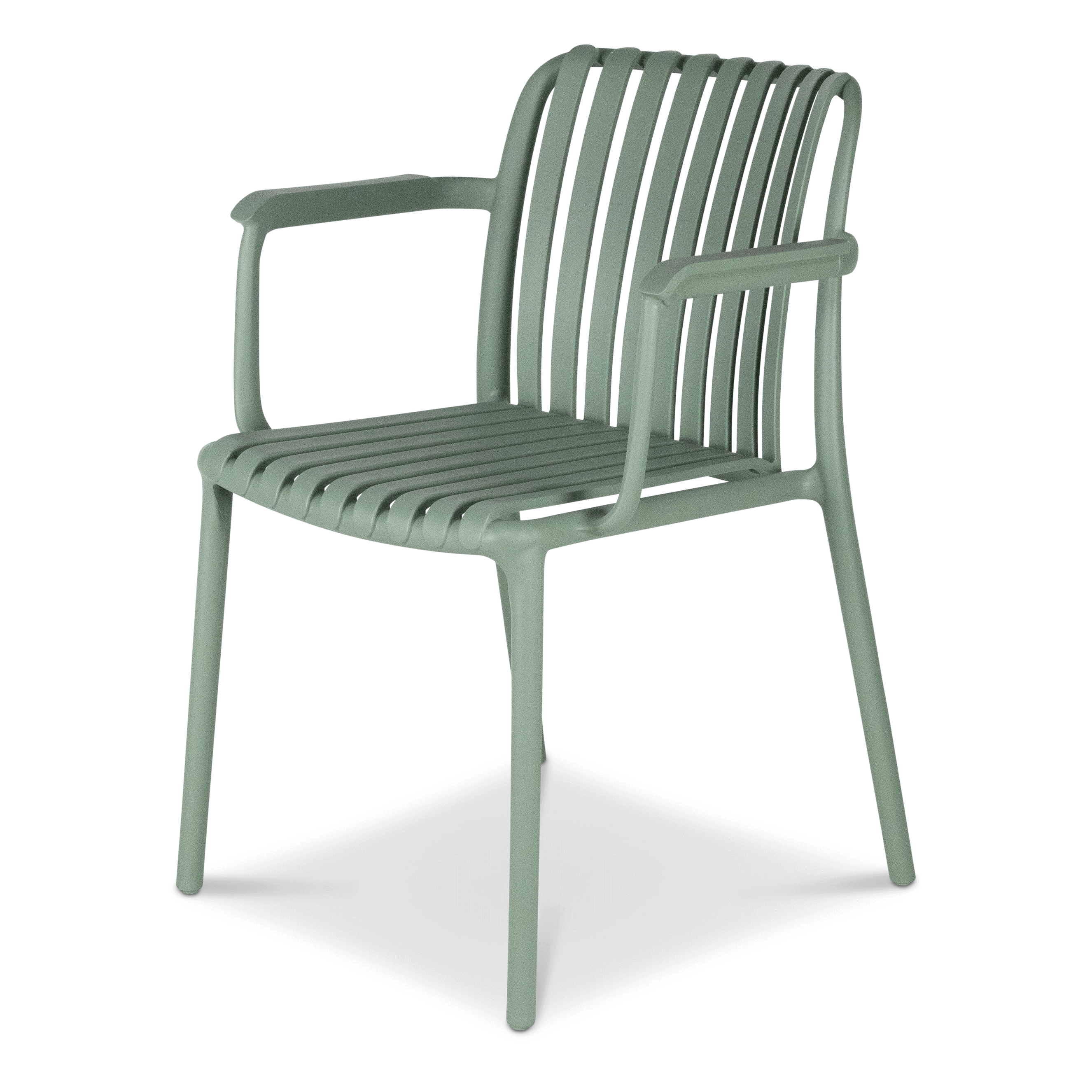Amalfi Square 5-Piece Outdoor Dining Set in Gunmetal with UV-Resistant Plastic Chairs (PP) - Perfect for Patio, Garden, and Backyard Entertaining