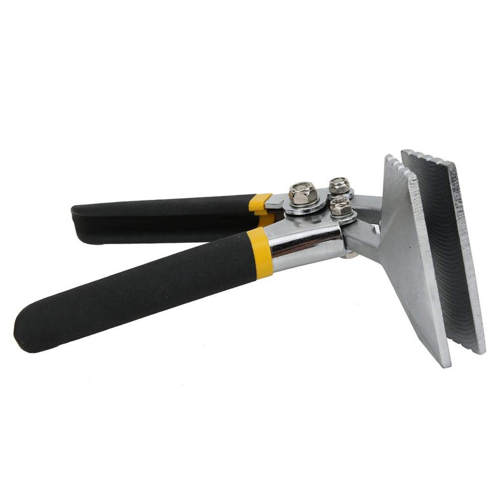 Professional Bending Pliers - Manual Sheet Metal Clamp with Non-Slip Handle, Curved Seaming Pliers for Metalworking, DIY Projects & Jewelry Making