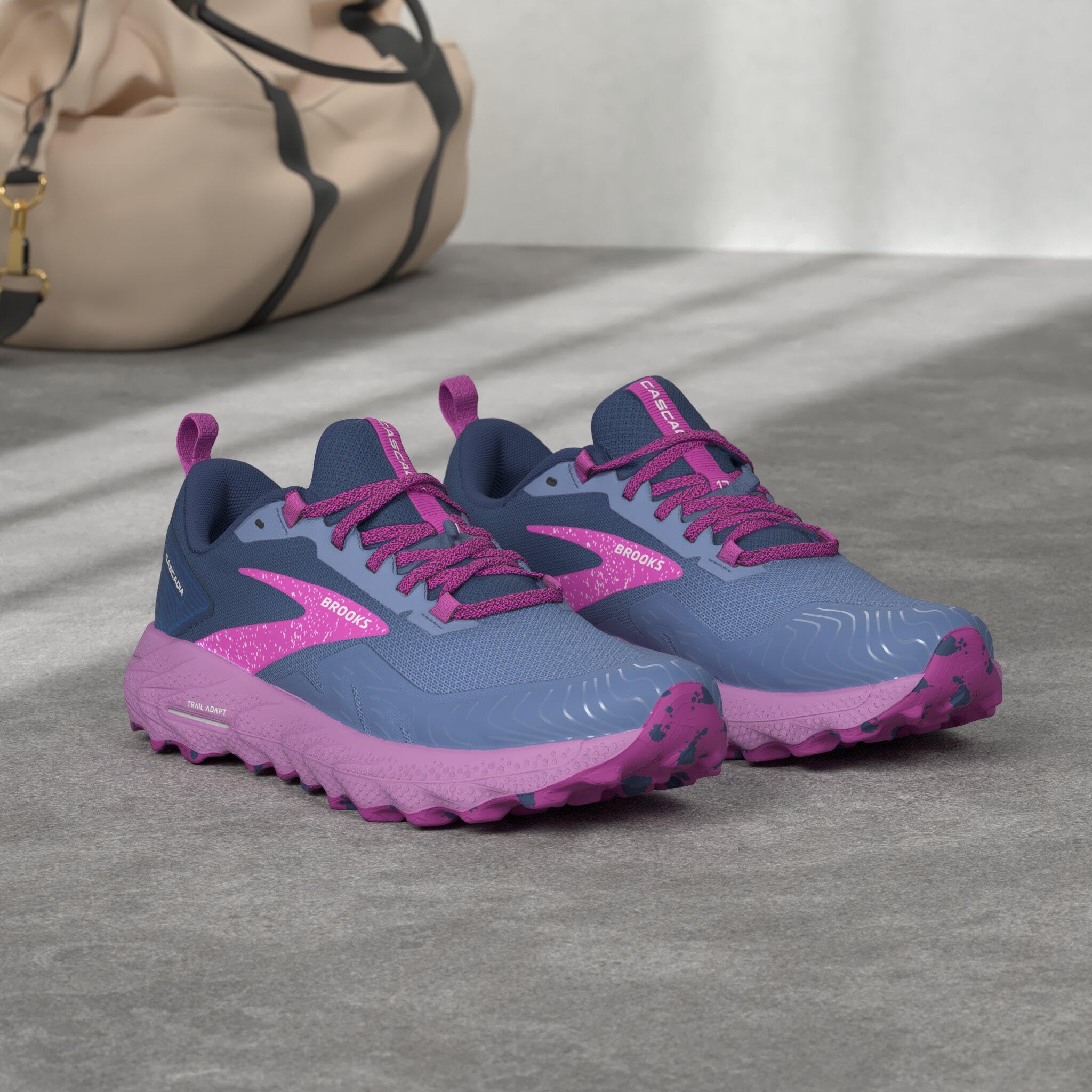 Brooks Women’s Cascadia 17 Trail Running Shoes - Lightweight Hiking & Outdoor Adventure Footwear for Women - Perfect for Trail Running, Hiking, and Mountain Climbing