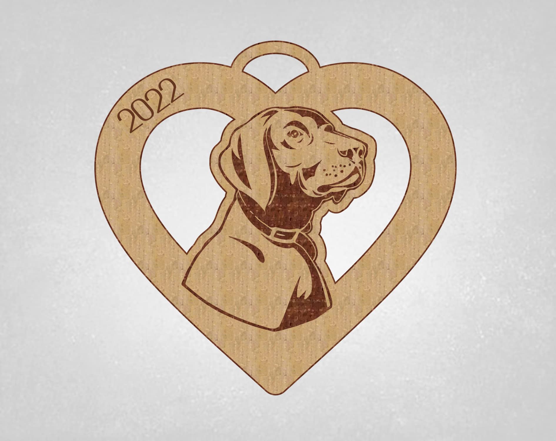 Personalized Pointer Dog Ornament - Custom Engraved K9 Gift for Dog Lovers - Perfect for Christmas Decor, Pet Memorial, or Hunting Dog Enthusiast Gifts
