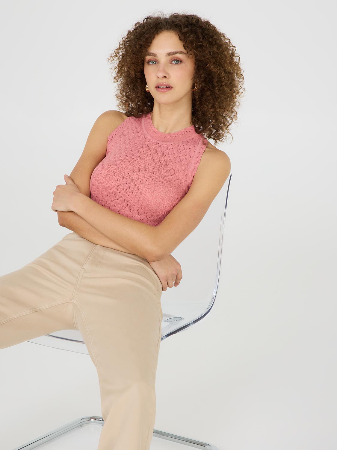 Premium Tencel Mid Rise Straight Leg Pants for Women - Comfortable & Breathable Office Work Pants - Perfect for Business Casual, Travel & Everyday Wear
