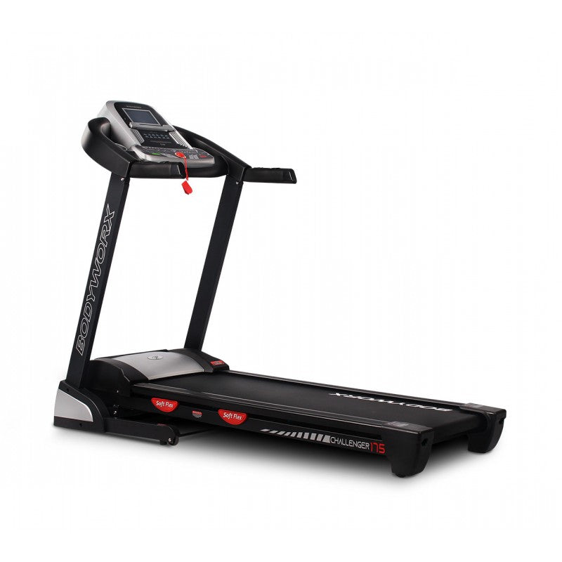 Bodyworx Challenger 175 Folding Treadmill - Home Gym Cardio Equipment for Running & Walking - Perfect for Small Spaces & Home Workouts