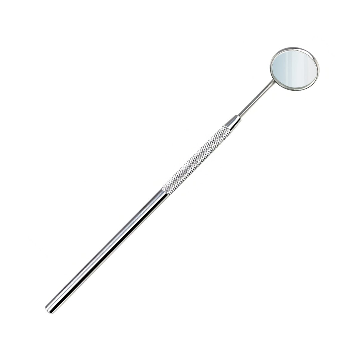 2-Piece Stainless Steel Makeup Mirror for Eyelash Extensions, Eye Makeup & Dental Inspection - Portable Beauty Tool with Dual-Sided Design for Home, Salon & Travel Use