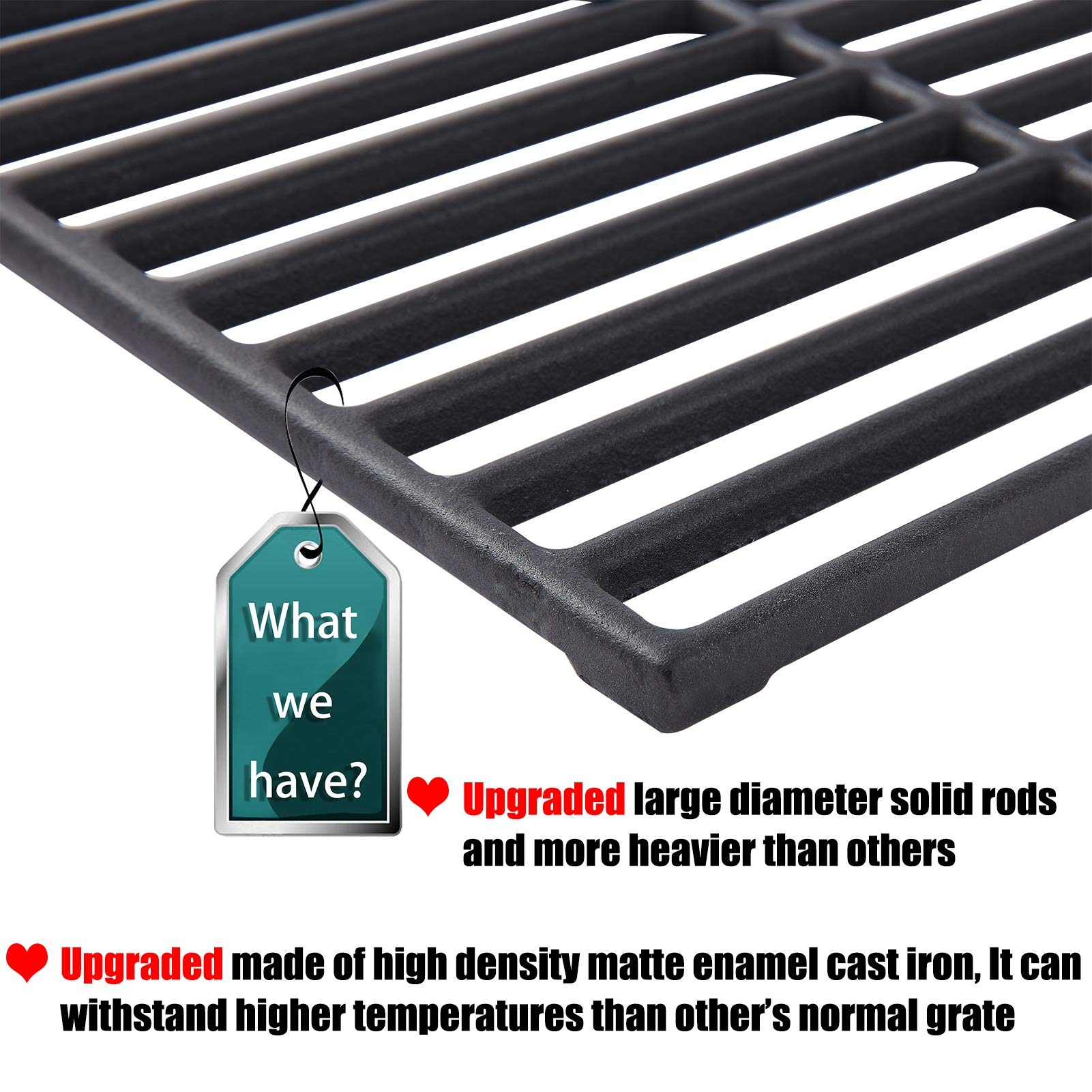 Charbroil 463436215 463439915 463436214 Gas Grill Replacement Parts - Grates, Burner, Ignitor & Heat Tent Plates (G432-0096-W1, G432-Y700-W1, G432-001N-W1) for Outdoor BBQ & Backyard Cooking