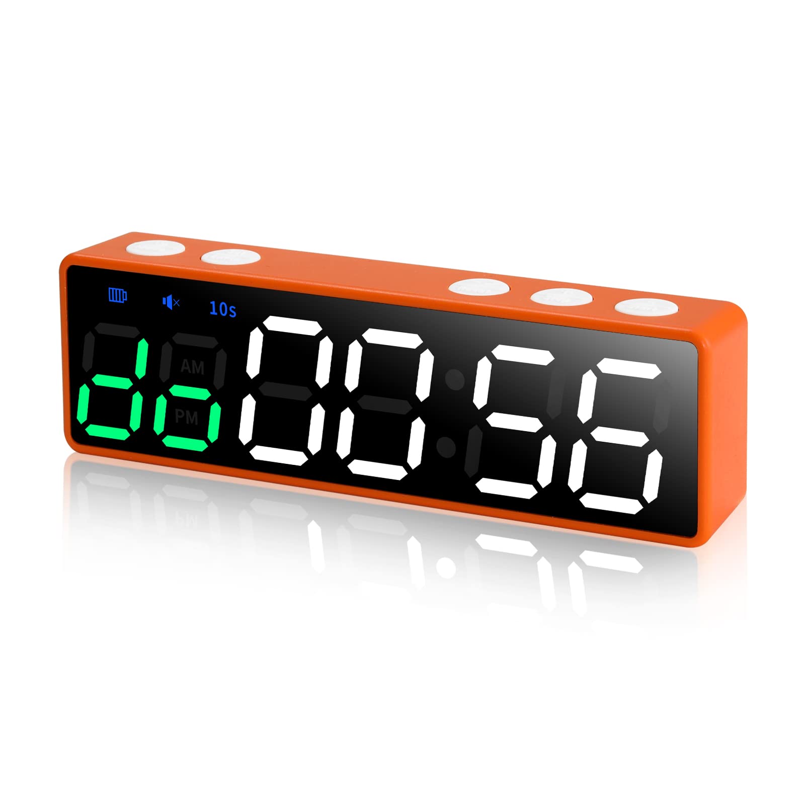 Wireless Mini Sports Timer - Magnetic Portable Fitness Stopwatch for Tabata, EMOM, MMA, Outdoor Workouts & Training Sessions