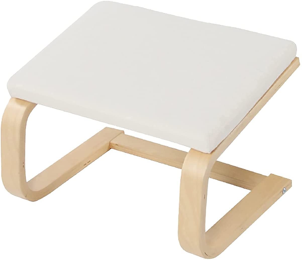 Ergonomic Footrest for Office & Home - Adjustable Under Desk Foot Rest for Comfort & Posture Support - Perfect for Work, Gaming & Relaxation - White