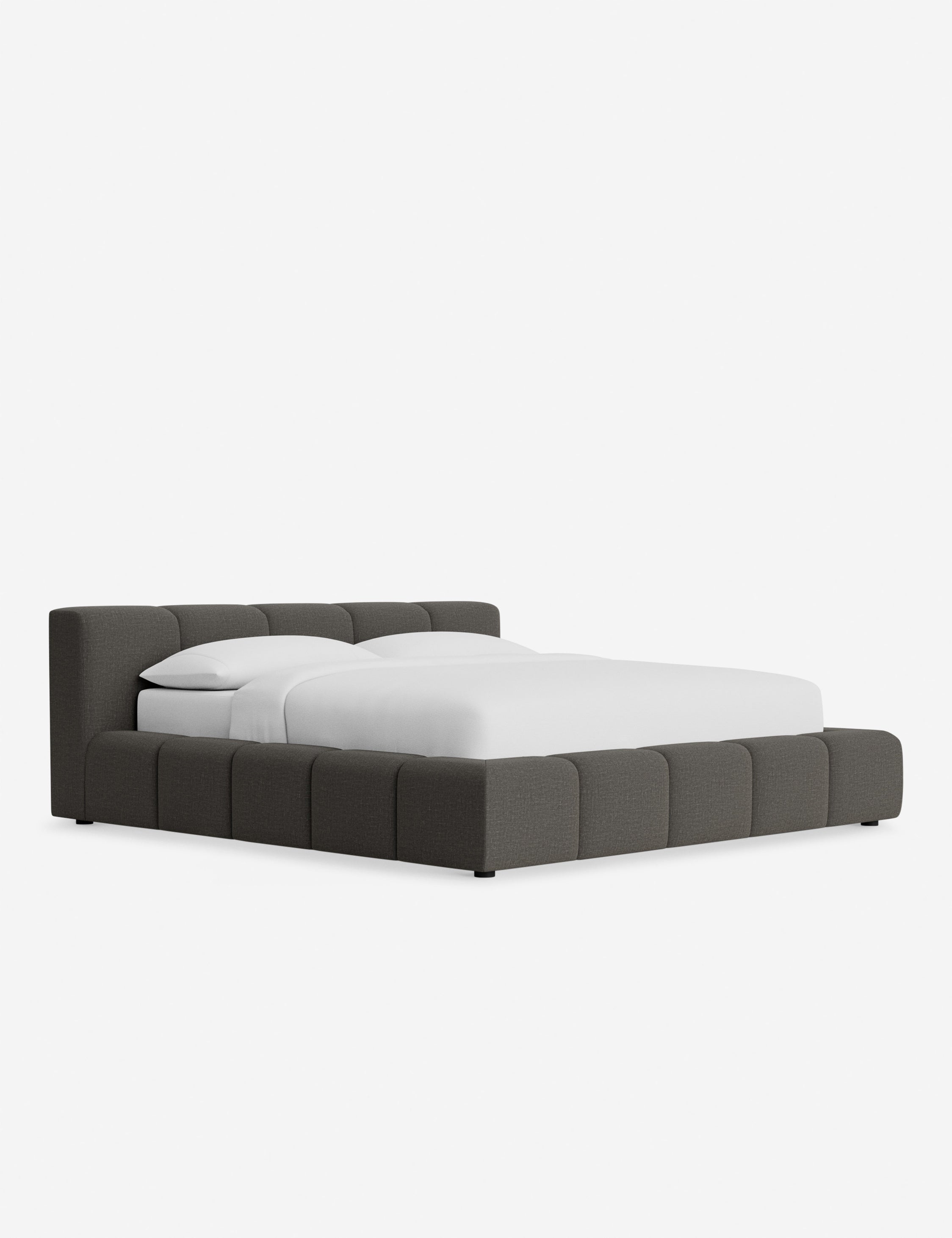 Cambry Platform Bed Frame - Modern Minimalist Wooden Bed with Headboard - Perfect for Bedroom, Guest Room & Small Spaces
