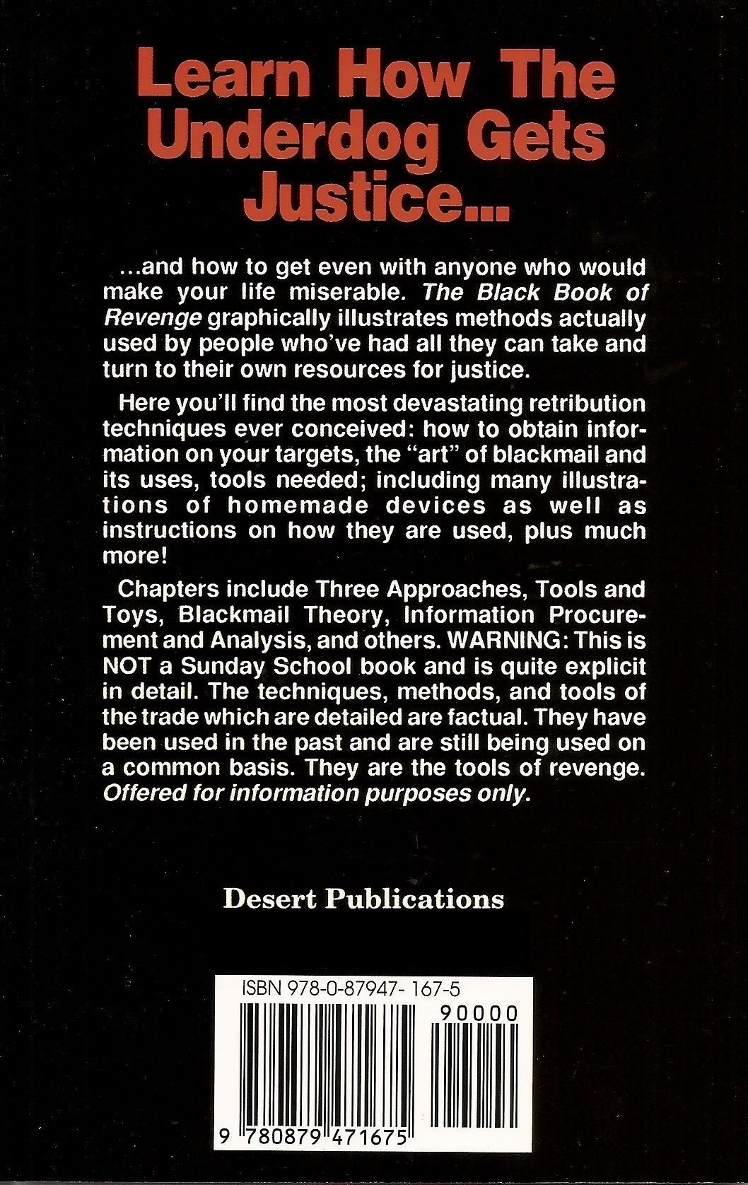 The Black Book of Revenge: Ultimate Guide to Payback Strategies & Psychological Warfare - Perfect for Personal Empowerment, Conflict Resolution, and Strategic Thinking