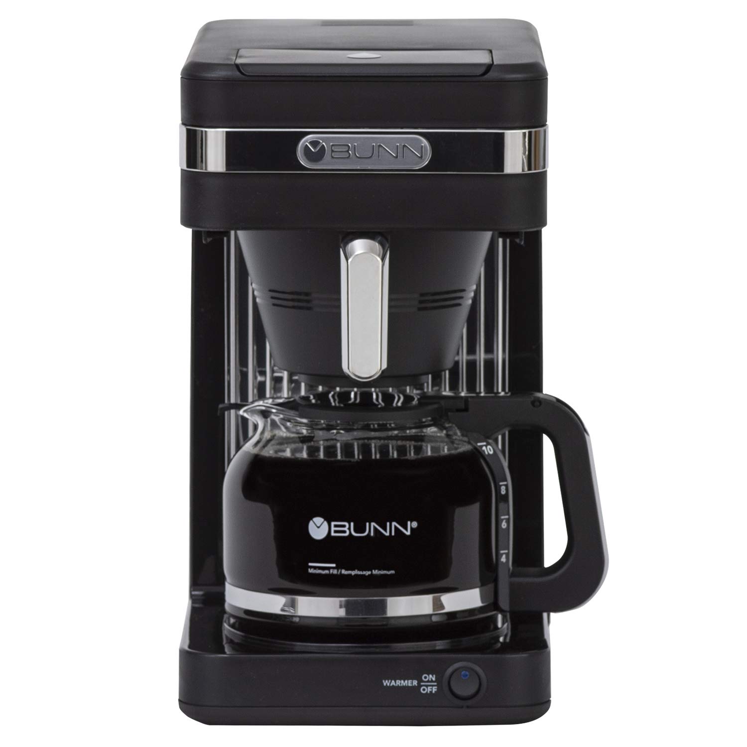BUNN CSB2B Speed Brew Elite 10-Cup Coffee Maker - Fast Brewing, Black/Stainless Steel - Perfect for Home, Office & Restaurants
