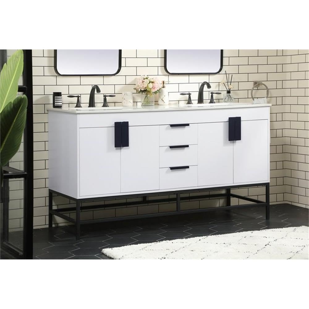 18 Inch Modern Bathroom Vanity Cabinet - Natural Oak Under Sink Storage Organizer for Bathroom Decor | Space-Saving Bathroom Fixture for Small Spaces & Apartment Living