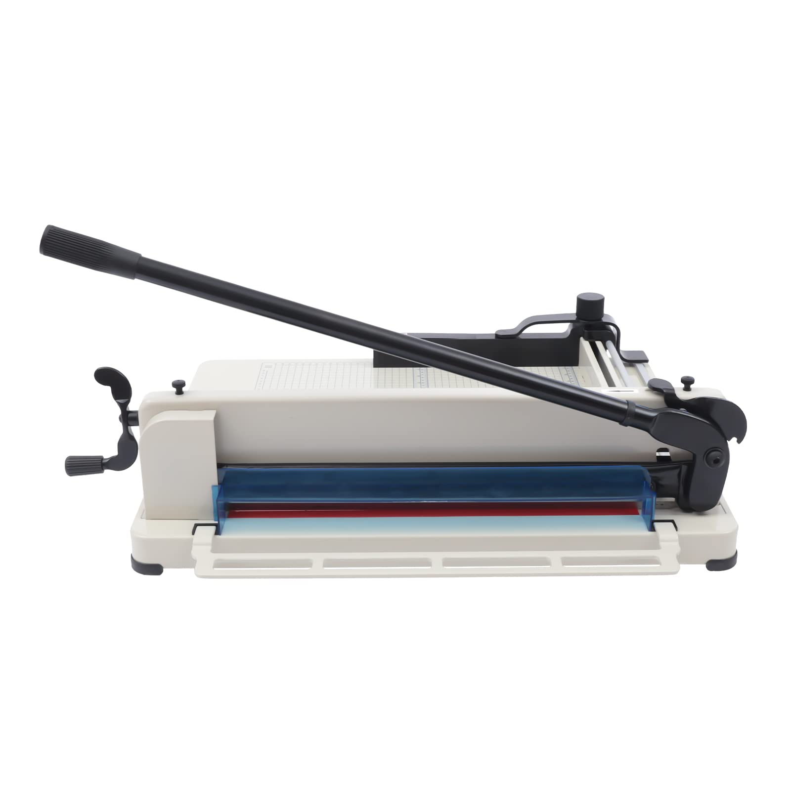 17 Inch Heavy Duty Guillotine Paper Cutter - A3 Paper Trimmer with 0.1-36mm Cutting Thickness for Cardstock, Fabric, PVC - Metal Base Office & School Paper Slicer - Perfect for Crafting, Scrapbooking & Office Document Cutting