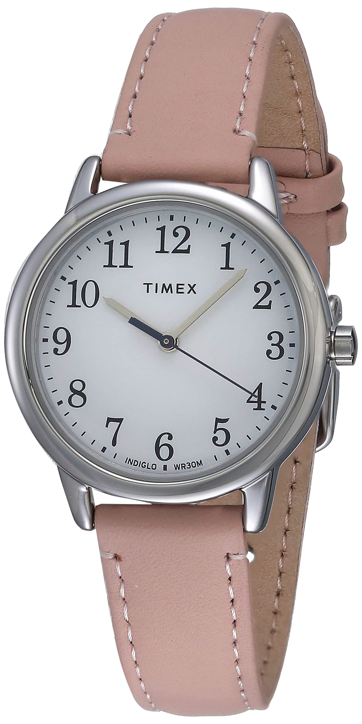 Timex Women's Easy Reader Watch - Classic Analog Leather Strap Wristwatch with Easy-to-Read Numbers | Perfect for Office, Casual Wear & Everyday Use