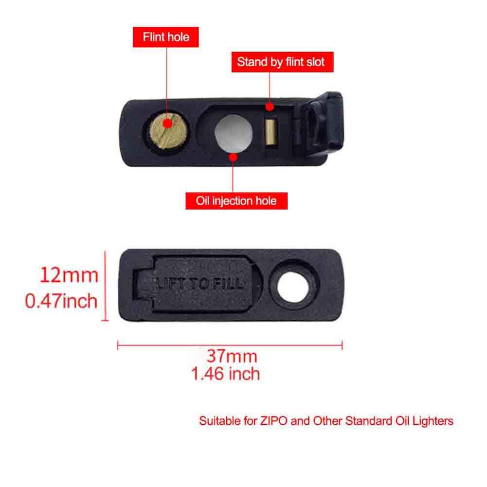 Extended Evaporation Lighter Gasket - Fits Most Fluid Lighters for Longer Burn Time