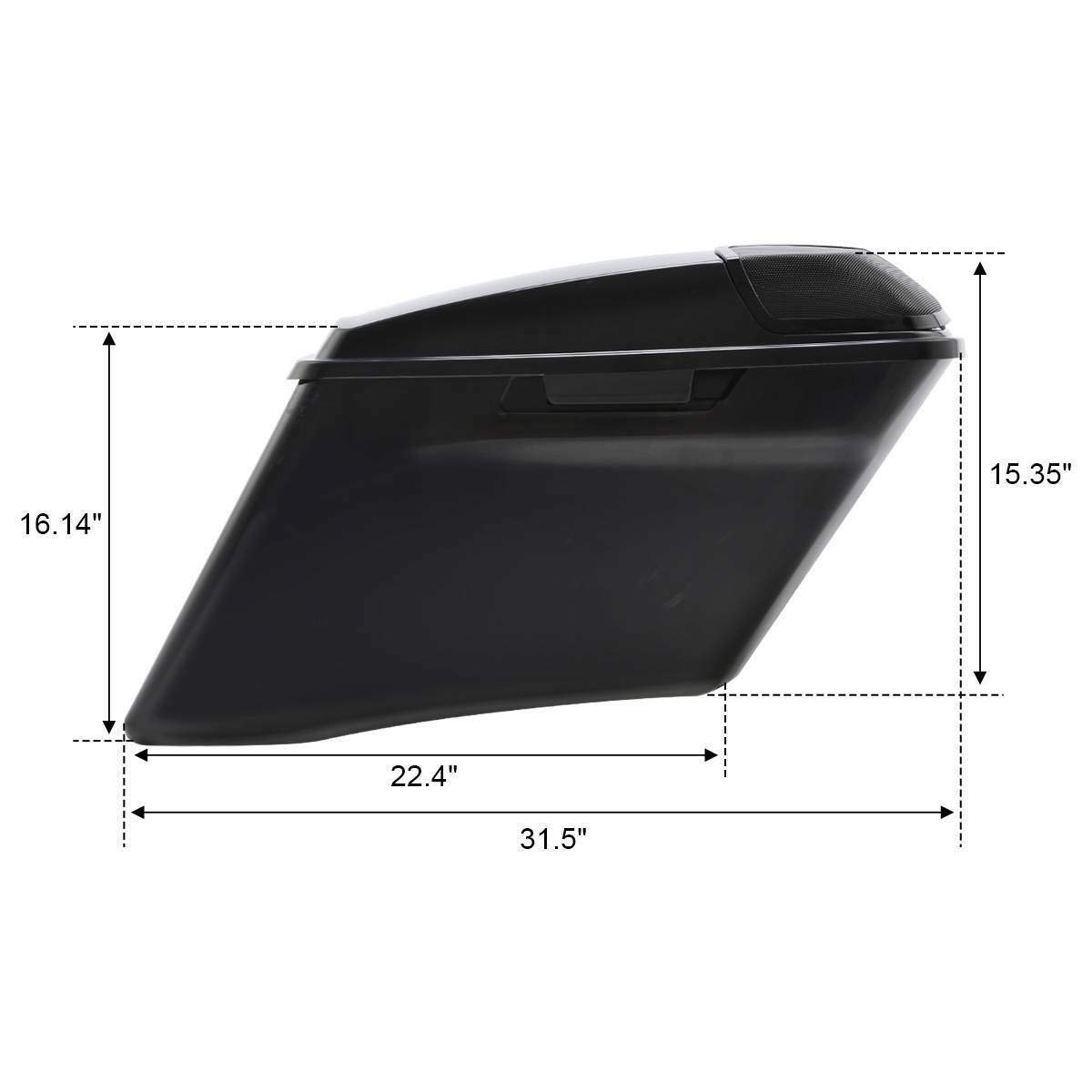 TCMT 4'' Stretched Saddlebag 5