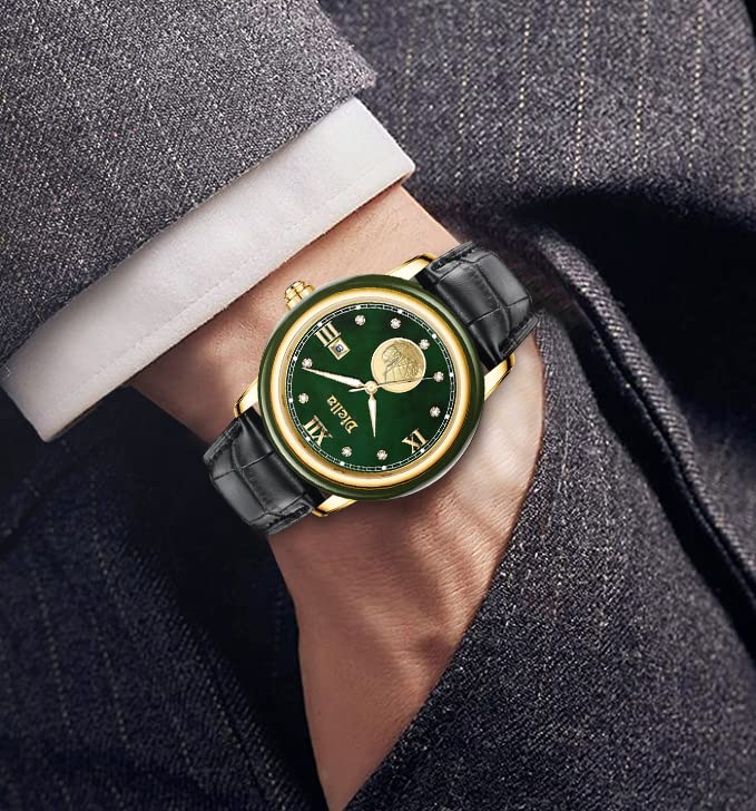 Diella Luxury Watches for Men & Women - Japanese Quartz Movement, Date Display, Luminous Hands, 50M Waterproof - Perfect for Business, Formal Events & Everyday Wear