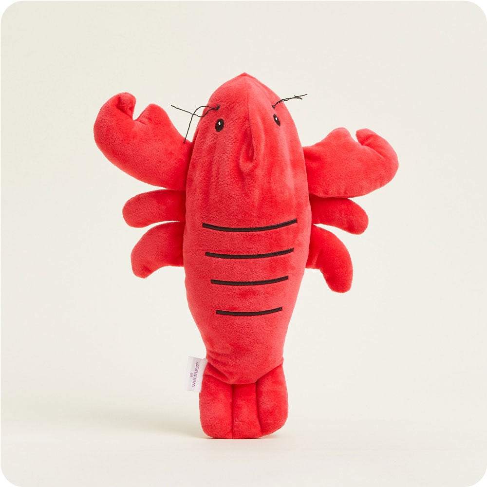 Weighted Heated Lobster Stuffed Animal - Warmies Plush Toy for Adults & Kids | Microwaveable Heating Pad for Stress Relief, Anxiety, and Muscle Pain | Perfect for Relaxation, Gifts, and Cold Weather Comfort