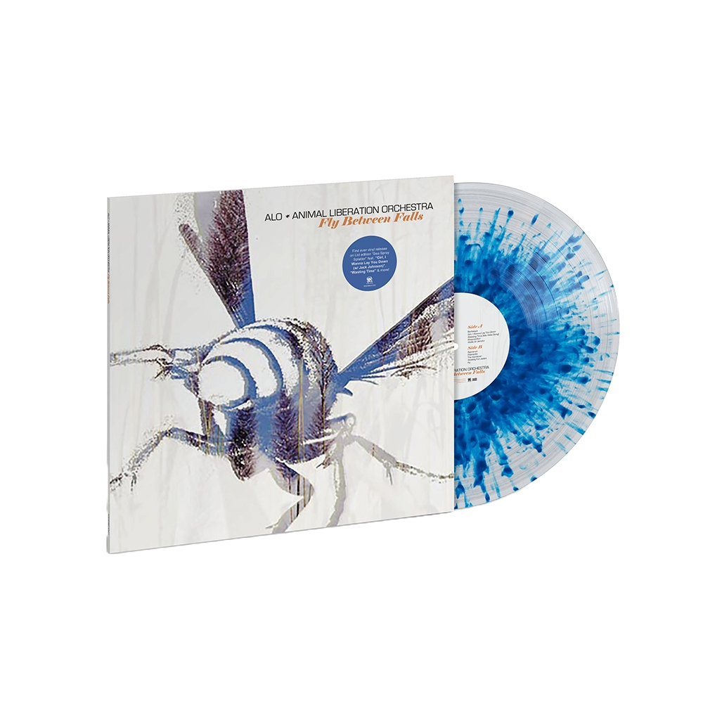 Fly Between Falls Limited Edition Sea Spray Splatter Vinyl Record LP - Perfect for Music Collectors & Beach-Themed Home Decor