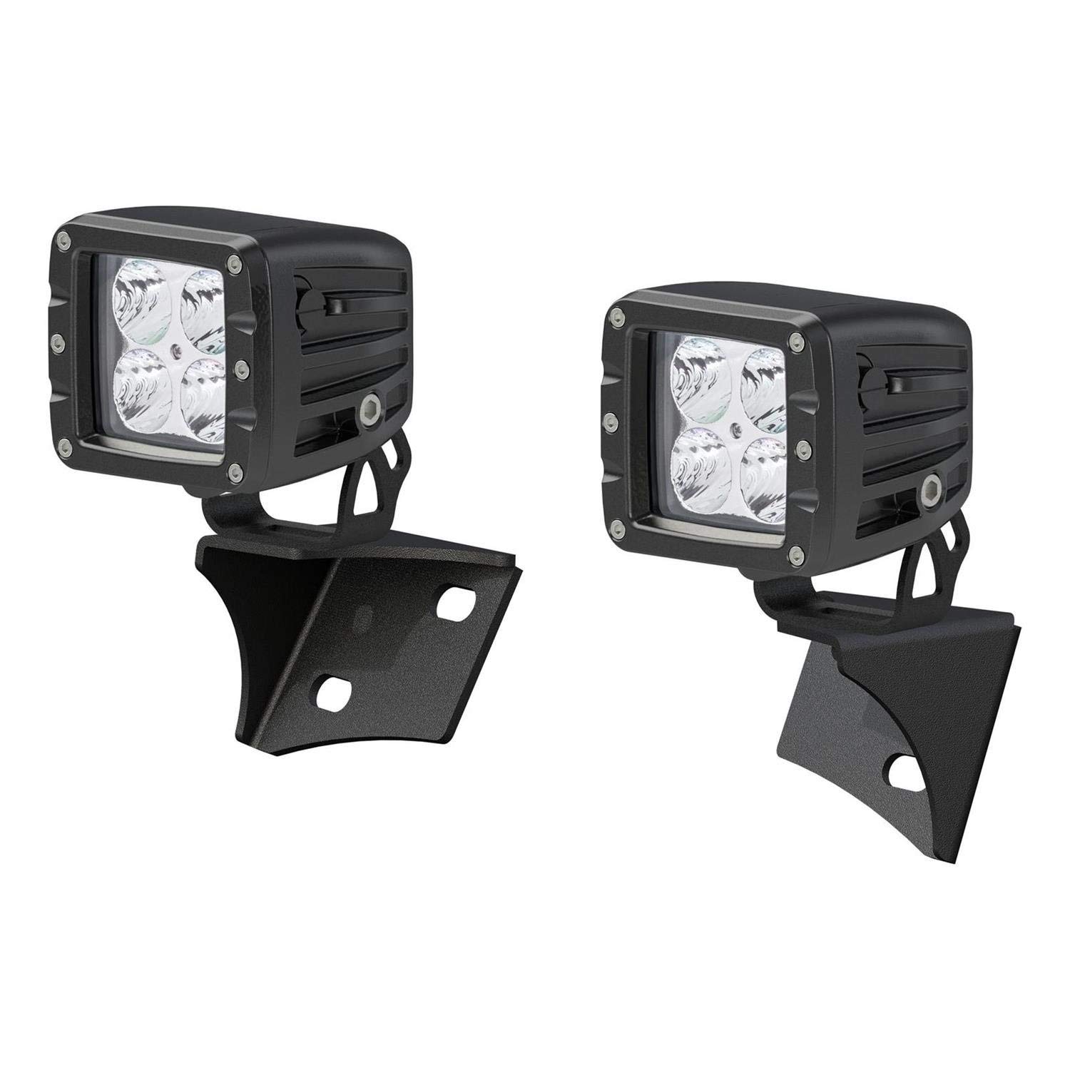 ARIES 1501304 LED Light Bar for Jeep Wrangler JK - 2-Inch 2200 Lumen Spot Beam Off-Road Lights with Windshield Brackets - Perfect for Night Driving, Off-Roading & Adventure Vehicles