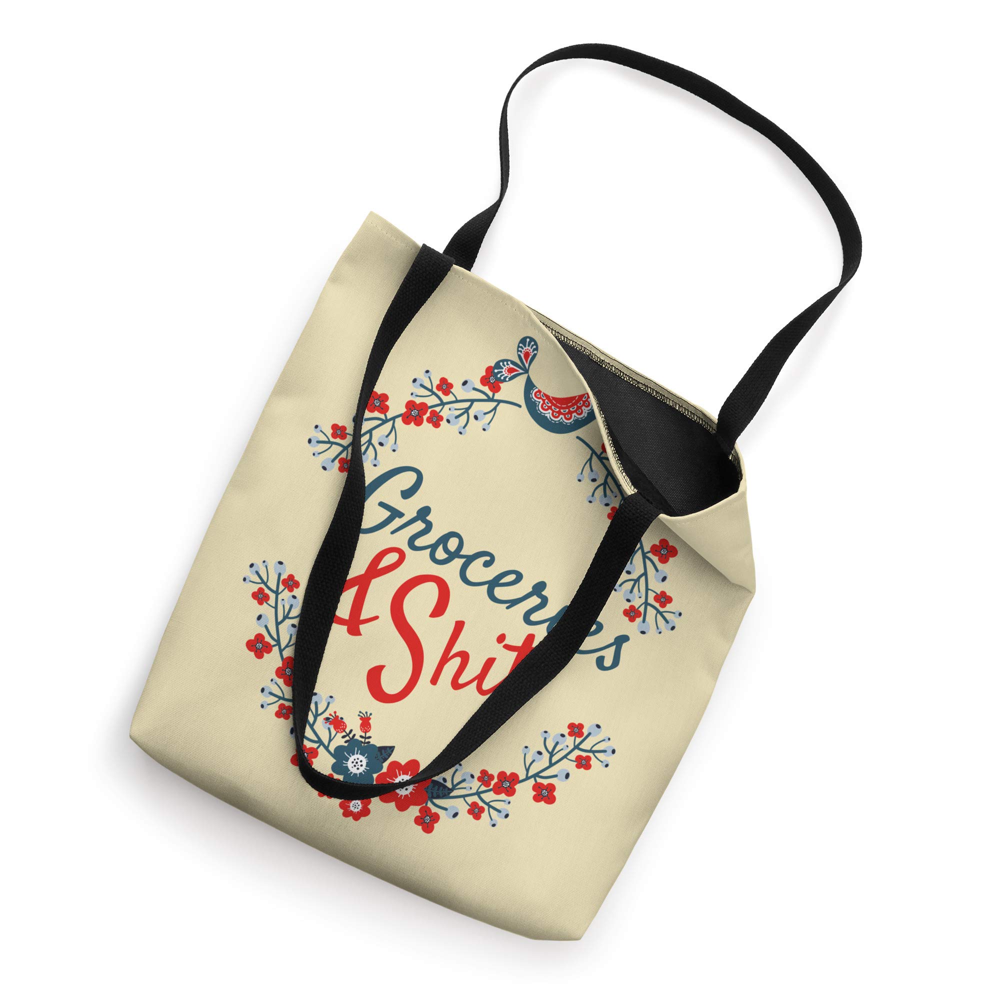 Funny Sarcastic Mom Tote Bag for Grocery Shopping & Errands