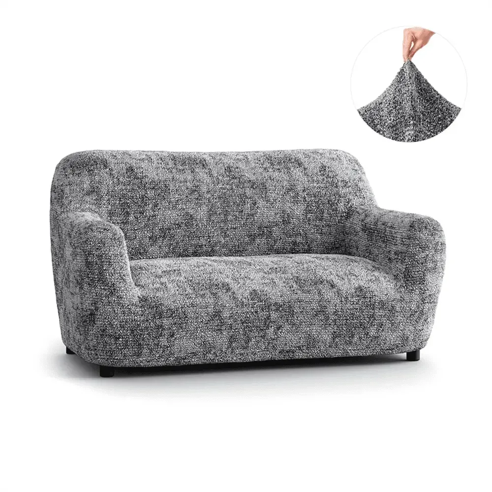 2 Seater Loveseat Slipcover - Soft Microfiber Fabric with Stylish Prints - Perfect for Living Room, Bedroom or Dorm Decor