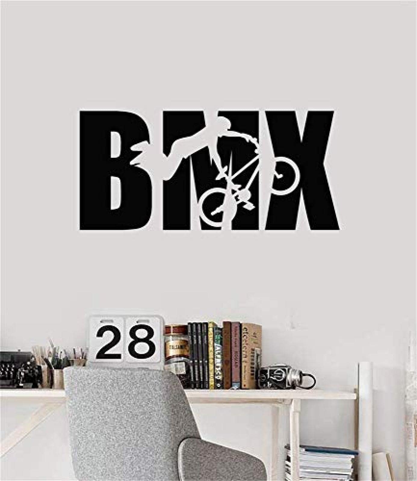 Extreme Sports Wall Decals - BMX Bike & Biker Stickers for Boys Room Decor - 22