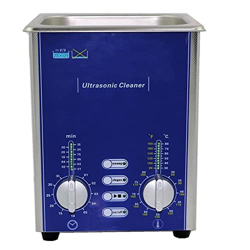 2L Professional Ultrasonic Jewelry Cleaner with Timer & Heater - Degas Sweep for Rings, Eyeglasses, Dentures, Coins & PCB Cleaning | Stainless Steel Basket | Perfect for Jewelry Stores, Home Cleaning & Electronics Maintenance