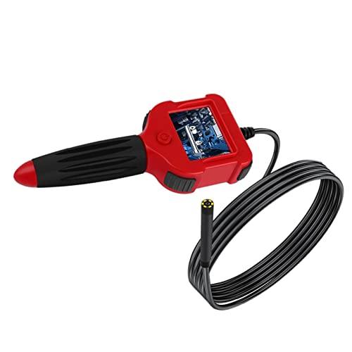 1080P LED Flexible Borescope Camera with 5.5mm Diameter - Waterproof Inspection Camera for HVAC, AC Repair, Plumbing & Automotive Diagnostics (1 Meter) - Perfect for Hard-to-Reach Areas & Tight Spaces