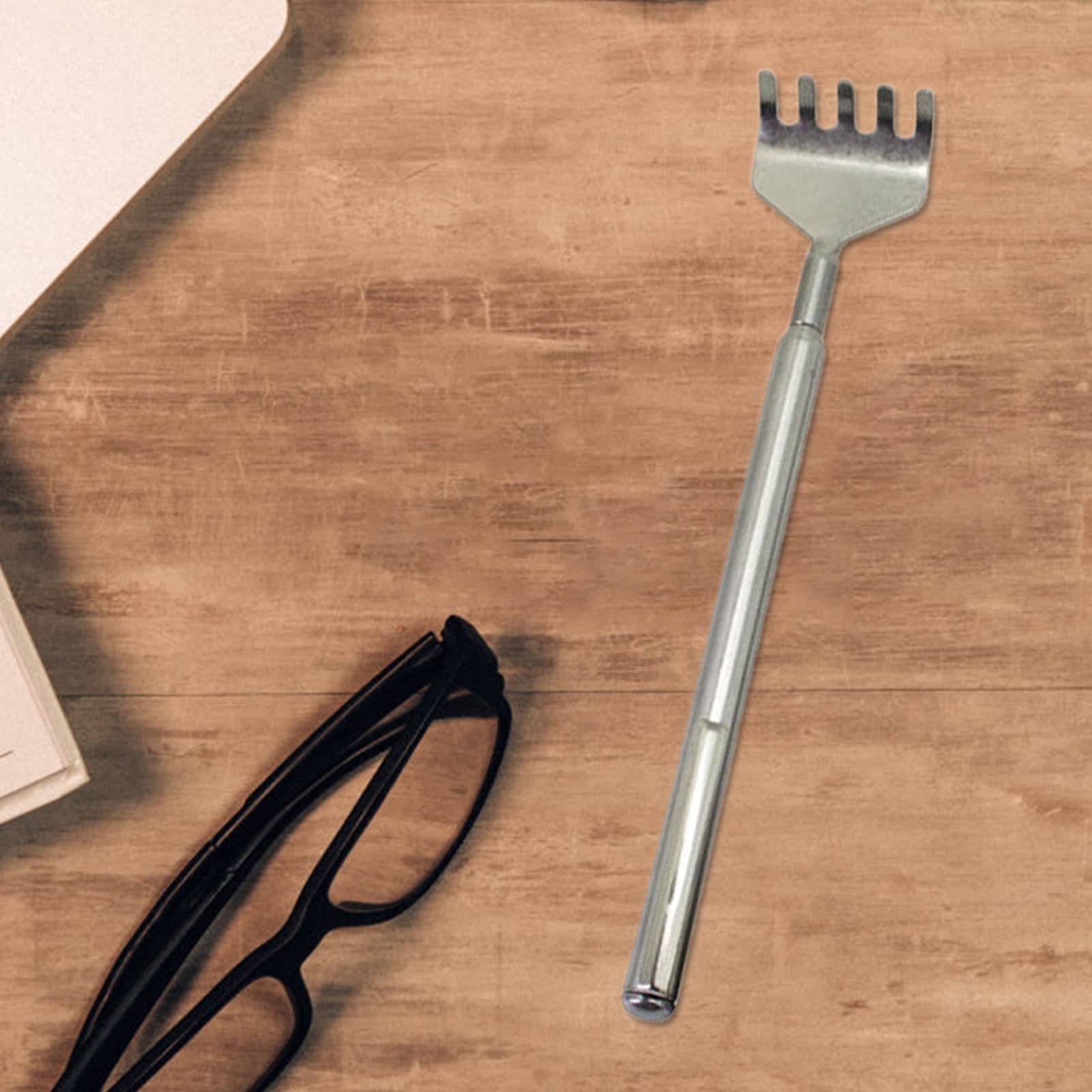 Stainless Steel Telescoping Back Scratcher - Adjustable Itch Relief Tool for Men & Women | Portable Massage Aid for Home, Office & Travel | Perfect for Hard-to-Reach Spots